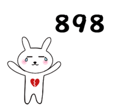 Bunny digital language sticker #15765836