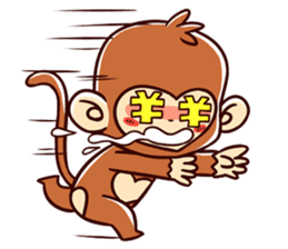 Two Happy Monkeys sticker #15765891