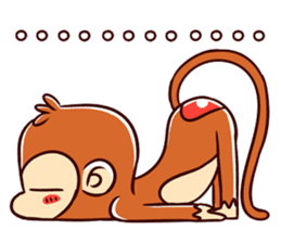 Two Happy Monkeys sticker #15765897