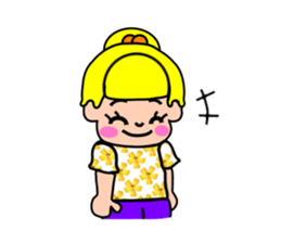 so cute boy&girl's happy life 2 sticker #15767034