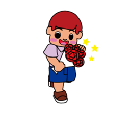 so cute boy&girl's happy life 2 sticker #15767050