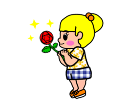 so cute boy&girl's happy life 2 sticker #15767052