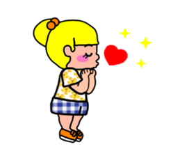 so cute boy&girl's happy life 2 sticker #15767063