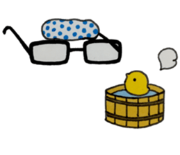 Talking glasses! sticker #15768176
