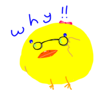 sweet a chicen sticker #15768313