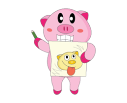 Lovely Time of Pink Couple Animated sticker #15768716