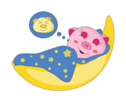 Lovely Time of Pink Couple Animated sticker #15768720