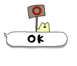 Rabbits on the balloon sticker #15769526