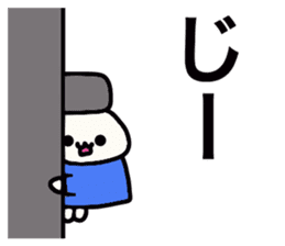 Hat favorite cat (selfish blue clothes) sticker #15769717