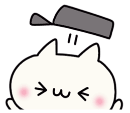 Hat favorite cat (selfish blue clothes) sticker #15769736