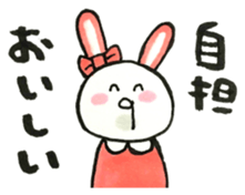 Idle enthusiast rabbit (pink) sticker #15770518