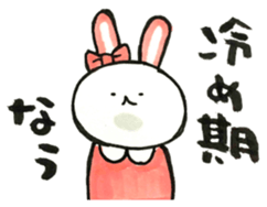 Idle enthusiast rabbit (pink) sticker #15770527