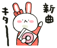 Idle enthusiast rabbit (pink) sticker #15770535