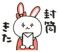 Idle enthusiast rabbit (pink) sticker #15770537