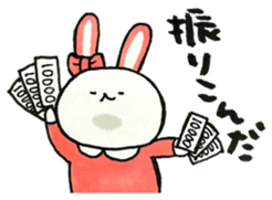 Idle enthusiast rabbit (pink) sticker #15770538