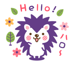 Hedgehog Hari-san 2 sticker #15770651