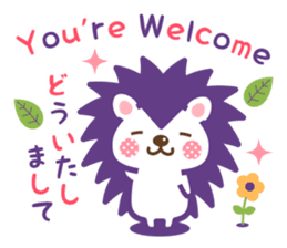 Hedgehog Hari-san 2 sticker #15770668