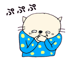 cat like human sticker #15771211