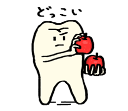 Mari's teeth 6 sticker #15771326