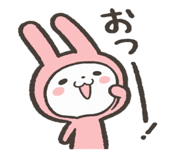 Aisatsu&Kimochi Usagi Sticker sticker #15771627