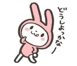 Aisatsu&Kimochi Usagi Sticker sticker #15771645