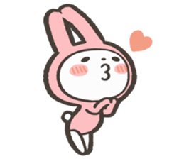 Aisatsu&Kimochi Usagi Sticker sticker #15771663