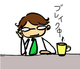 White collar worker's Life 1 sticker #15772490