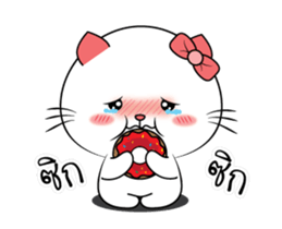 Mr. cat & Cat woman sticker #15772735