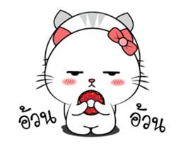 Mr. cat & Cat woman sticker #15772739