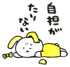 Idle enthusiast rabbit (yellow) sticker #15772873