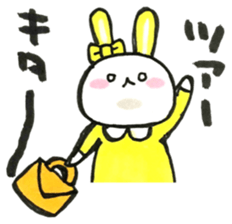 Idle enthusiast rabbit (yellow) sticker #15772888