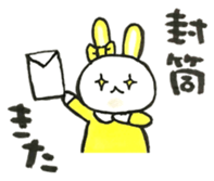 Idle enthusiast rabbit (yellow) sticker #15772889