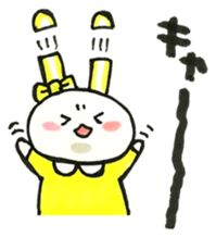 Idle enthusiast rabbit (yellow) sticker #15772895