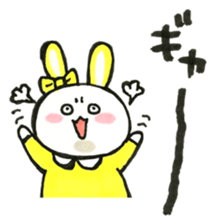 Idle enthusiast rabbit (yellow) sticker #15772896