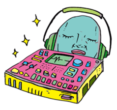 Ugly alien real 2 sticker #15773045