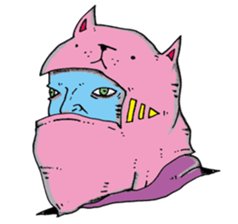 Ugly alien real 2 sticker #15773046