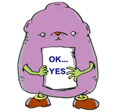 Ugly alien real 2 sticker #15773052