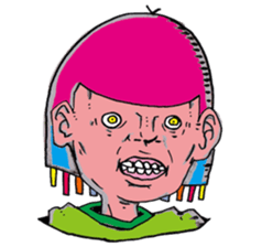 Ugly alien real 2 sticker #15773056