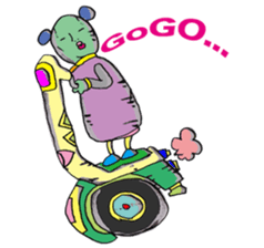 Ugly alien real 2 sticker #15773065