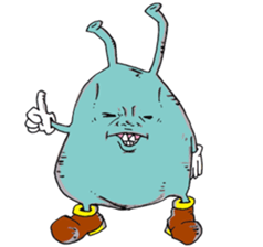 Ugly alien real 2 sticker #15773079