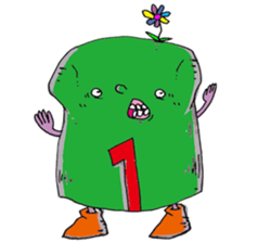 Ugly alien real 2 sticker #15773081