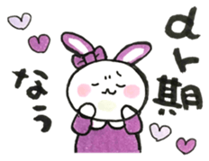 Idle enthusiast rabbit (purple) sticker #15773230