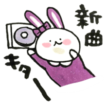 Idle enthusiast rabbit (purple) sticker #15773239