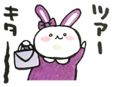 Idle enthusiast rabbit (purple) sticker #15773240