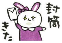 Idle enthusiast rabbit (purple) sticker #15773241