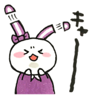 Idle enthusiast rabbit (purple) sticker #15773247