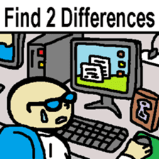 (English)Weird Spot-the-Differences sticker #15773279