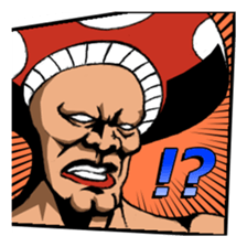 Toadstool!2 (American comic style) sticker #15773377