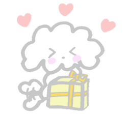 My Maltese dog named Kuun chan sticker #15773524