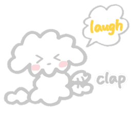 My Maltese dog named Kuun chan sticker #15773528